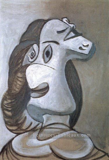 Tete Femme 1924 cubist Pablo Picasso Peintures à l'huile